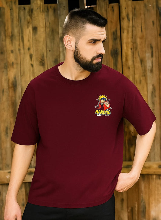 Oversized Drop Shoulder Printed T-shirt For Men & Boys