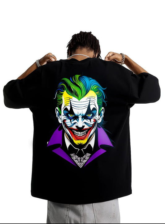 Joker Printed oversized T shirt trendy fashion