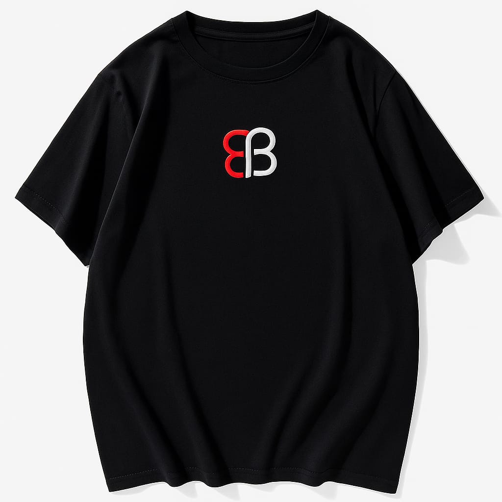 Anime Printed Oversized round neck pure cotton Black t shirt for men